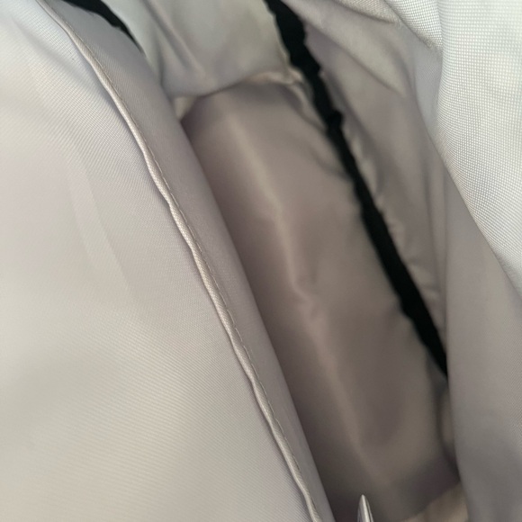 Light blue and navy champion backpack with little stain on the bottom - Picture 7 of 8